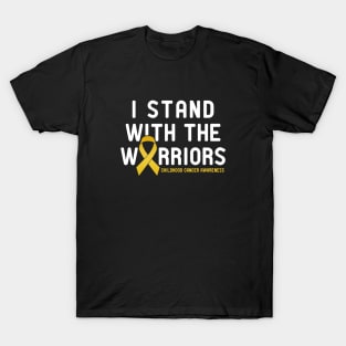 CANCER WARRIORS GOLD RIBBON T-Shirt